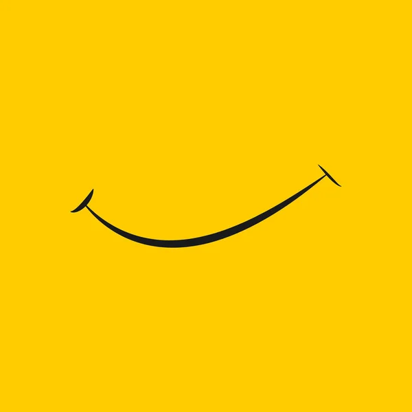 Gülümseme Ikonu Vekotr Şablonu Uluslararası Mutluluk Günü Dünya Mutluluk Günü — Stok Vektör