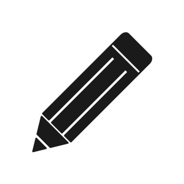 Kalem düz simgesi. Tek yüksek kaliteli anahat simgesini mezuniyet web tasarım veya hareket eden app için .