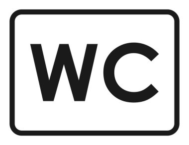 Erkek ve kadın tuvalet simge vektör, düz işareti, katı piktogram izole dolu. WC sembolü, logo illüstrasyon .