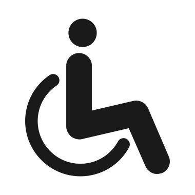 Erkek ve kadın tuvalet simge vektör, düz işareti, katı piktogram izole dolu. WC sembolü, logo illüstrasyon .