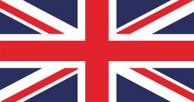 İngiltere bayrak. Büyük Britanya, İngiliz bayrağı vektör bayrağı .