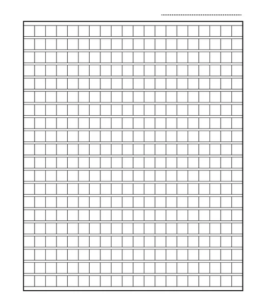 Arquivo Vetorial Papel Ícone Manuscrito Quadrado Ilustração Isolada — Vetor de Stock