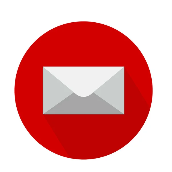 Εικονίδιο Του Ηλεκτρονικού Ταχυδρομείου Αλληλογραφία Σύμβολο Στο Χρώμα Φόντου Σχεδίαση — Διανυσματικό Αρχείο
