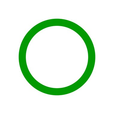 Düz dur simgesi beyaz arka plan üzerinde izole. Modern vektör çizim .