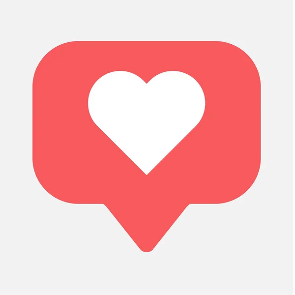 Contador Símbolo Notificación Seguidor Instagram Botón Para Redes Sociales — Vector de stock