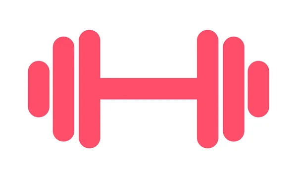 Fitness Gewichtssymbol Heben Symbol Fitnessstudio Illustration Vektor — Stockvektor