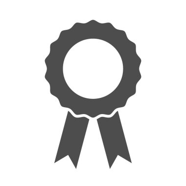 Sertifika mühür Ödülü simge, sembol. Kurdele pul sembol vektör izole .