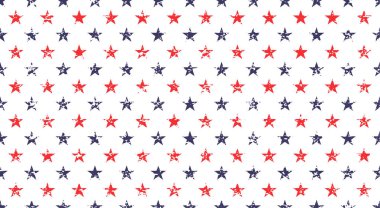 ABD tatil 4 Temmuz, Amerikan Başkanı gün, anma günü soyut vektör seamless modeli .