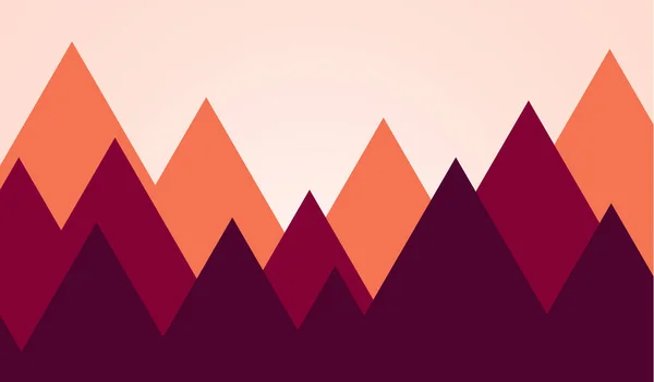 Silhouette Montagne Sur Fond Ombre Symbole Vectoriel Fond — Image vectorielle