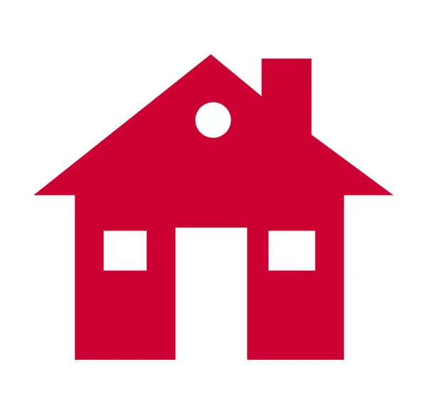 Icono de la casa plana, símbolo de la casa, botón para web. vector moderno — Vector de stock