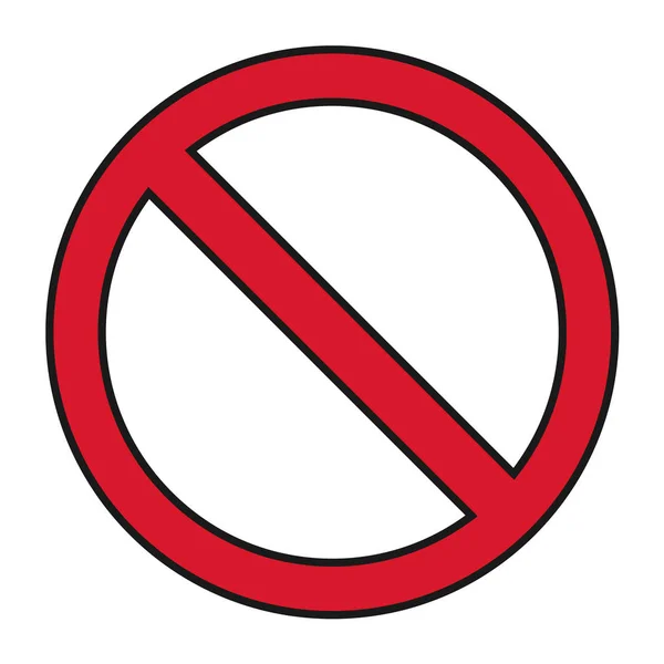 Plochý Stop ikona izolovaných na bílém pozadí. Moderní vektorové ilustrace — Stockový vektor