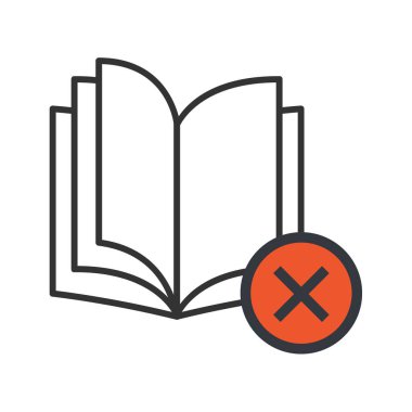 Beyaz arka plan üzerinde izole kitap açık modern simgesi. vektör çizim