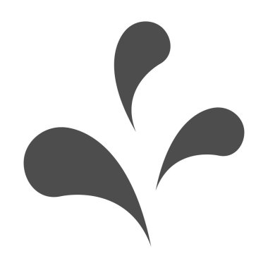 Su damlası simgesi, Aque doğa sembolü. İzole tasarım vektör illüstrasyon işareti