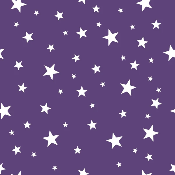 Patrón de color inconsútil estrella moderna. Ilustración del diseño vectorial — Vector de stock
