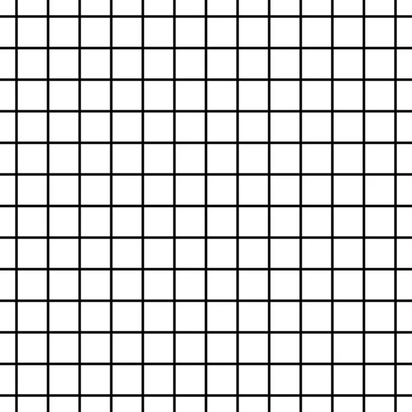 Beyaz arka plan üzerinde izole çizgili kesintisiz siyah ve beyaz hücre ızgarası
