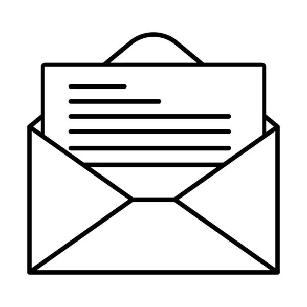 Icono de correo para diseño y sitios web. Mensaje vector ilustración símbolo de moda — Vector de stock