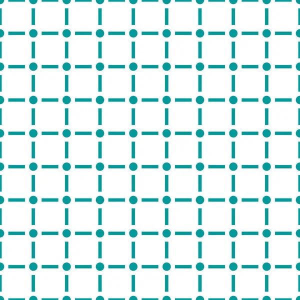 Moderne naadloze patroon met stip en lijn geïsoleerd op witte achtergrond — Stockvector