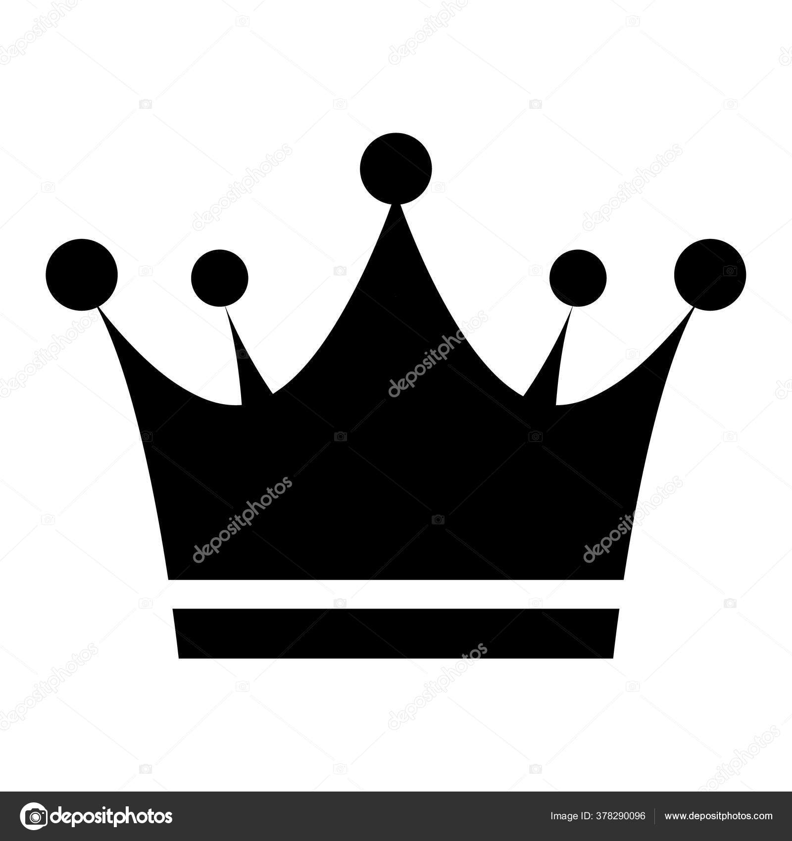 Crown Flat Vector Icon Isolated White Background King Sign Illustration  Stock Vector Image by ©koblizeek #378290096