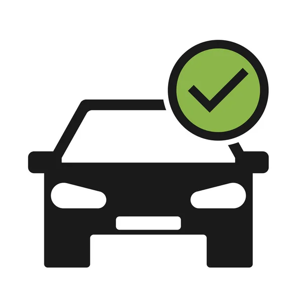 車のアイコンは白の背景に隔離された 自動車のシンボル ベクトルコンセプト 自動車のサイン ウェブ形状 — ストックベクタ