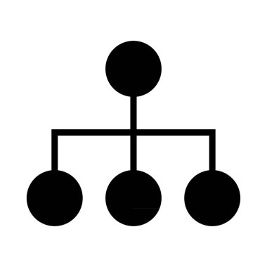 Örgüt simgesi, takım çalışması grubu, insanlar birlikte çalışıyor, ortaklık sembolü, vektör illüstrasyonu web sayfası için izole edilmiş .