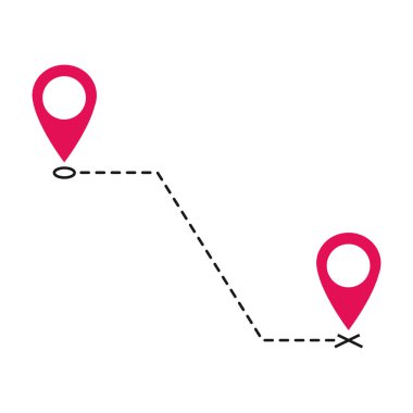 Vektör simgesi, sembol taşınan duyuru tasarım resmi beyaz arkaplanda izole edildi .