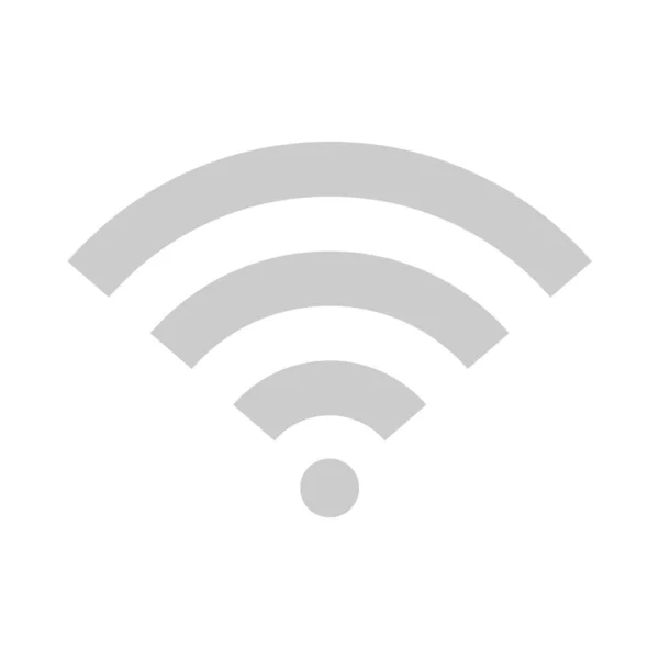 Internet Symbol Wifi Free Signal Vektor Illustration Wireless Mobile Icon — Stockvektor