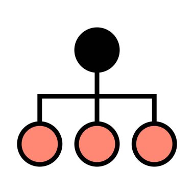 Örgüt simgesi, takım çalışması grubu, insanlar birlikte çalışıyor, ortaklık sembolü, vektör illüstrasyonu web sayfası için izole edilmiş .