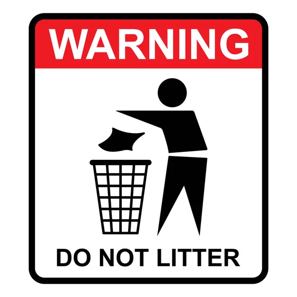 Simbol dilarang buang sampah sembarangan