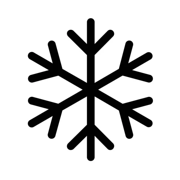 Icono Invierno Nieve Señal Hielo Escamas Peligro Ilustración Vector Alerta — Archivo Imágenes Vectoriales