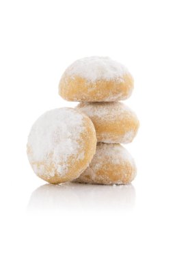 Eid Al-Bayramı çerezleri fırın, Müslüman daha az tatil aperatifler üzerinde beyaz izole