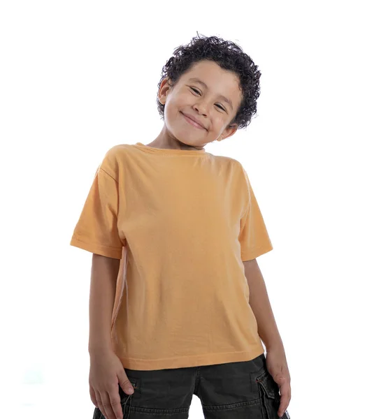 Happy Young Boy Sorriso — Fotografia de Stock