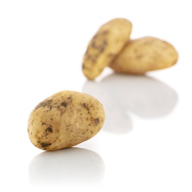 Taze Hasat Organik Toprak Patates