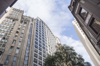 Sao Paulo - Brezilya 04 Mart 2018, görüntü eski şehir merkezinin