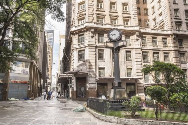 Sao Paulo Sp Brezilya, 04 Mart 2018, Martinelli bina yüksekliğine, 105 metre ile 1934 ve 1947 en büyük gökdelen Brezilya arasında yapıldı.