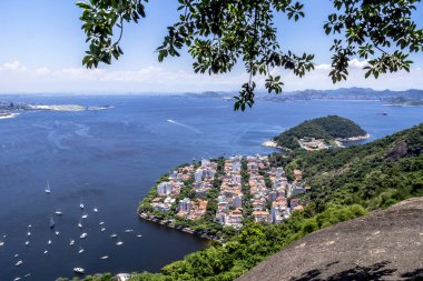 Guanabara Körfezi görünümü Rio de Janeiro