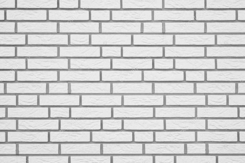 white brick wall background texture
