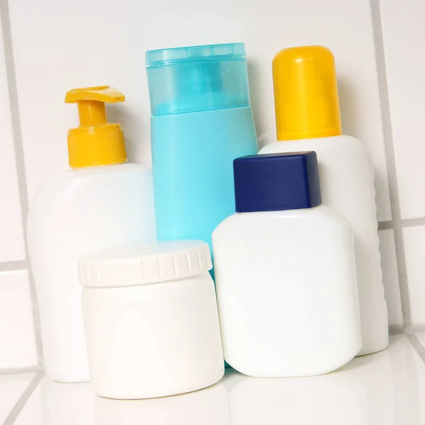 Assortment of beauty and body care products — Stock Photo, Image