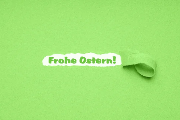 Frohe Ostern が幸せなイースターのためのドイツ語です。 — ストック写真