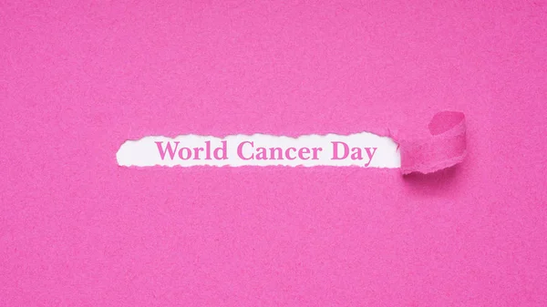 Journée mondiale du cancer pour sensibiliser — Photo