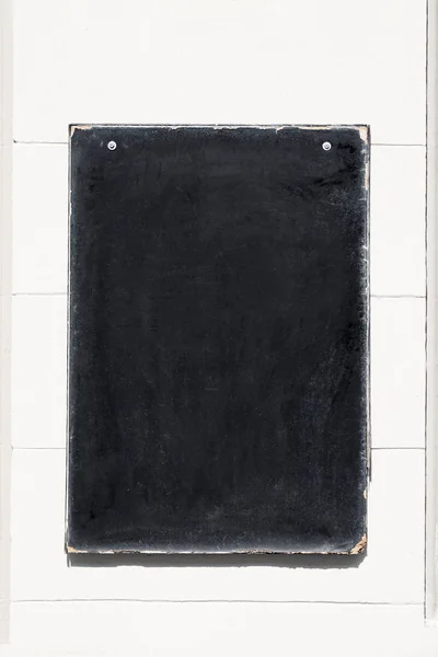 Blank menu board blackboard or chalkboard — Stock Photo, Image