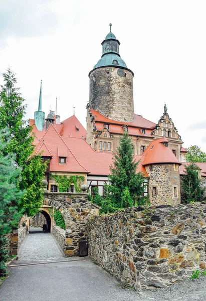 Czocha Medieval Castelo Defensivo Construído Século Xii Sul Polônia — Fotografia de Stock