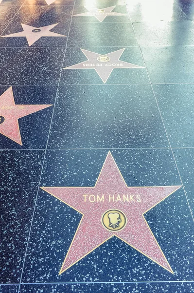 Hollywood Los Angeles California Usa 2013 Sidewalk Walk Fame Stars — Stock Photo, Image