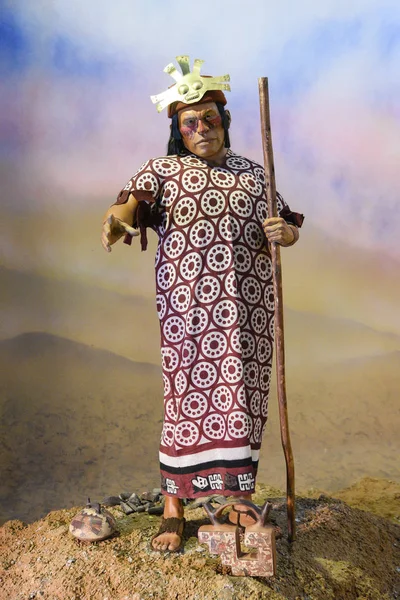 Куско Перу 2017 Реквізит Декорації Стародавніх Перуанський Еліти Священик Лорди — стокове фото