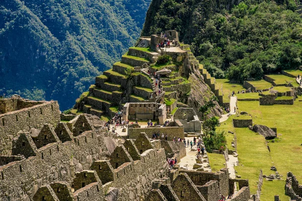 Machu Picchu Cuzco Peru 2017 Ruiny Machu Picchu Peru Pohled — Stock fotografie