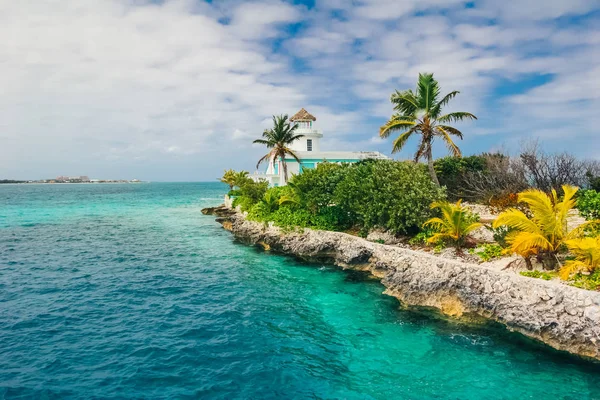 Egzotik ada, Nassau, Bahamalar okyanusun ortasında inci Adası. 