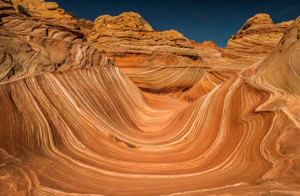 Famous Rock Formation Wave Arizona — Stock Photo, Image