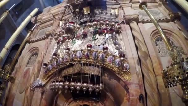 Israel Jerusalem Circa Jun 2017 Iglesia Del Santo Sepulcro Jerusalén — Vídeo de stock