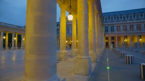 Παρίσι Γαλλία Αυγούστου 2017 Βασιλική Palaice Του Φοντενεμπλό Στη Γαλλία — Αρχείο Βίντεο