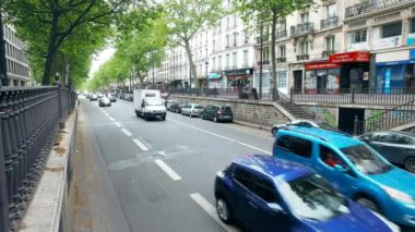 Paris, Fransa Saint Martin Bulvarı trafik