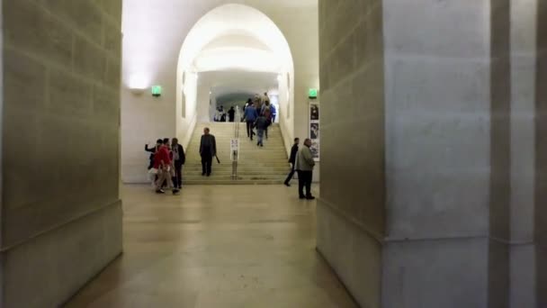 France Paris Circa Jun 2017 Les Gens Musée Louvre Paris — Video